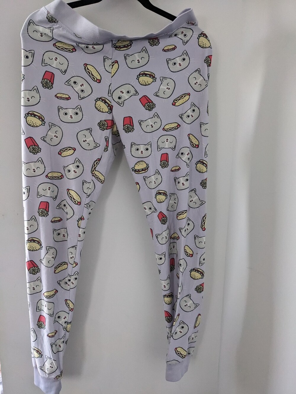 Urban Heritage Women's Cat & Snack Print Pajama Lounge Pants - Size M/L